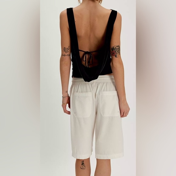 Free People Saylor Poplin Pull On Shorts NWT - Picture 5 of 6